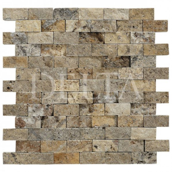 Naturstein Splitface Mosaik Scabas 23x48mm