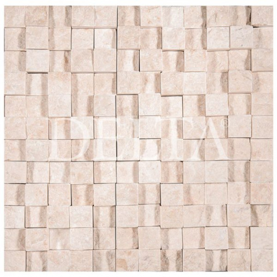 Naturstein Splitface Mosaik Beige cubic 23x23mm