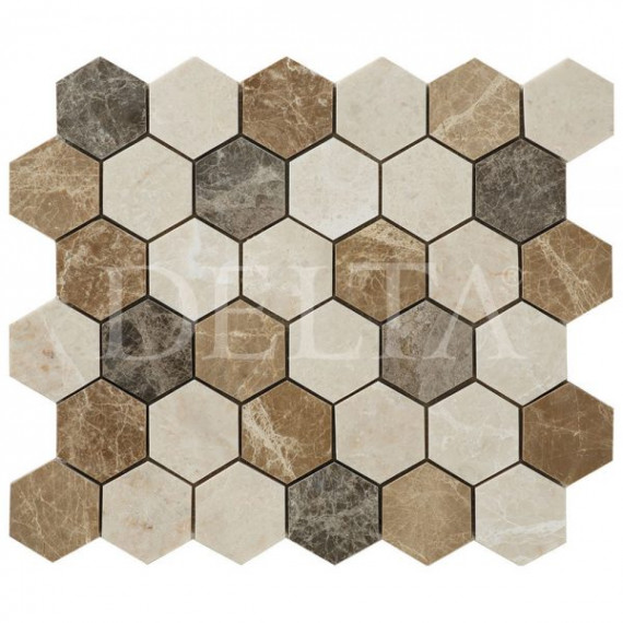 Naturstein Mosaik Liberia 48mm hexagon