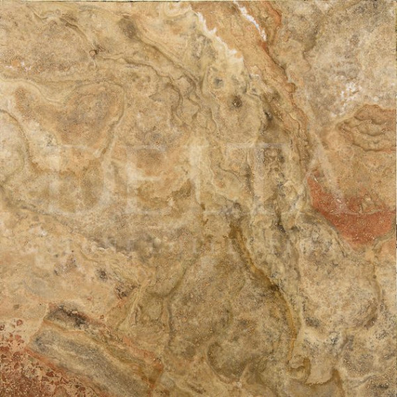 Naturstein Scabas travertine brushed chiselled french pattern